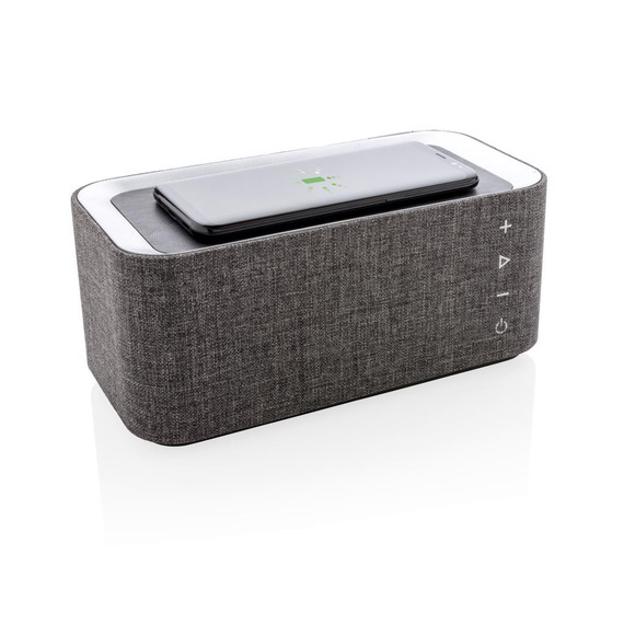 Enceinte avec chargeur à induction Vogue publicitaire