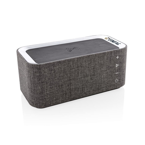 Enceinte avec chargeur à induction Vogue publicitaire