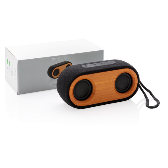 Double enceinte Bamboo X publicitaire