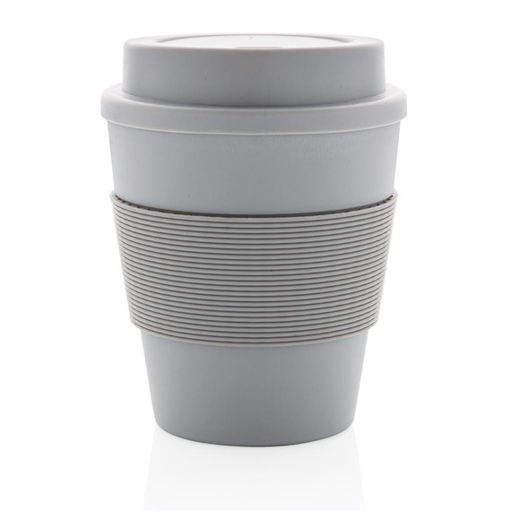 Mug en PP recyclable avec couvercle à vis 350ml publicitaire