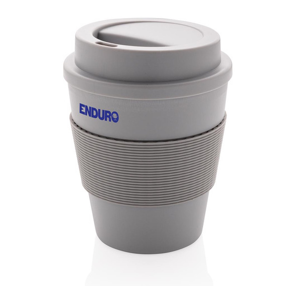 Mug en PP recyclable avec couvercle à vis 350ml publicitaire