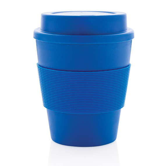 Mug en PP recyclable avec couvercle à vis 350ml publicitaire