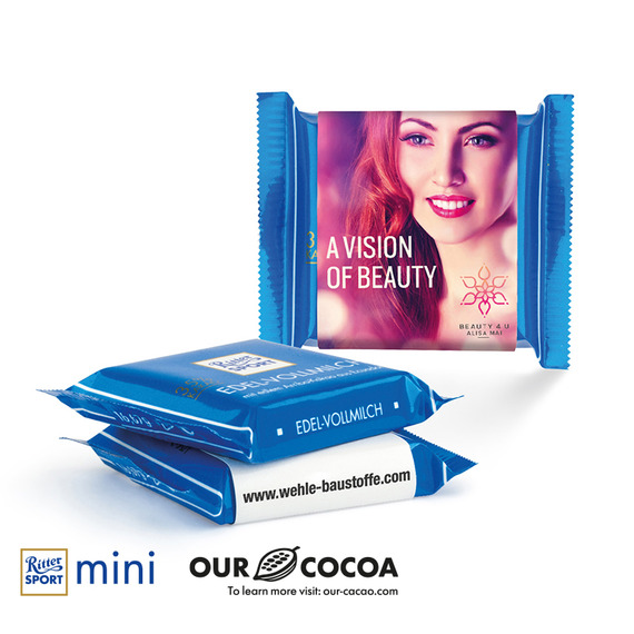 Chocolats publicitaires Ritter Sport mini