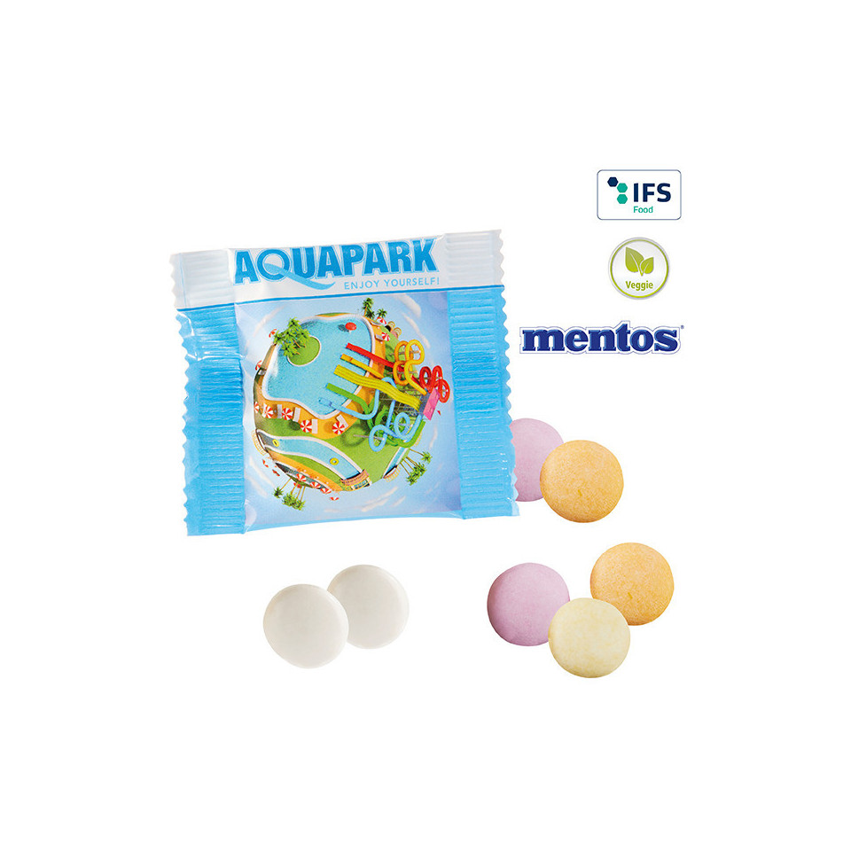 Mentos personnalisables sachets de 2 pièces