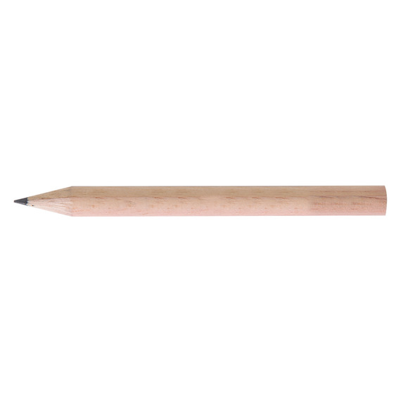 Crayon publicitaire en bois rond sans vernis 8.7 cm