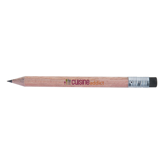 Crayon de papier publicitaire Eco vernis incolore 8.7 cm