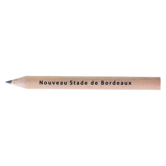 Crayon de papier personnalisé rond Prestige naturel 8.7 cm