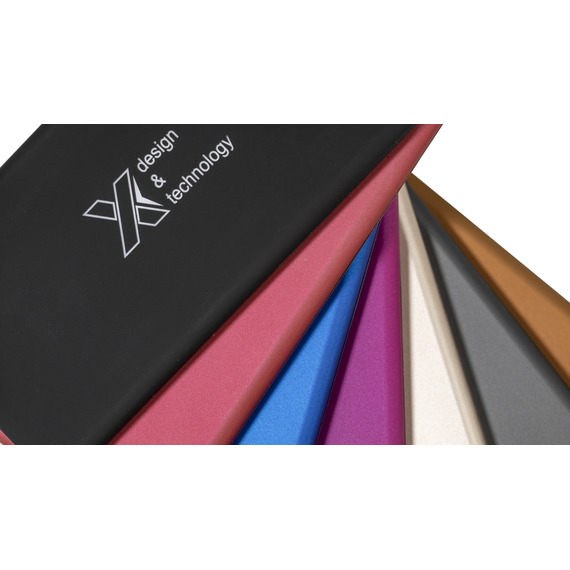 Powerbank publicitaire logo lumineux SCX Design Slim