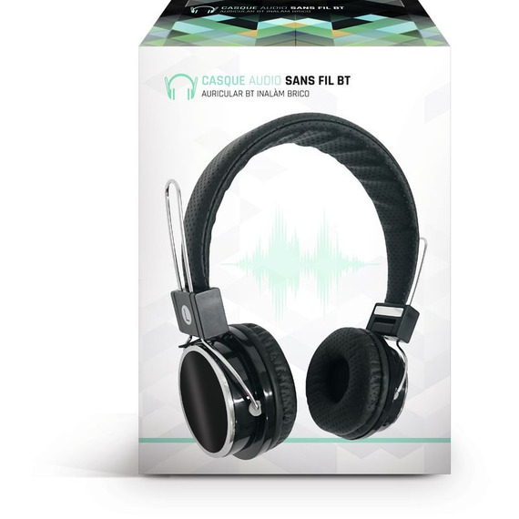 Casque audio publicitaire BT sans fil - FM - SD