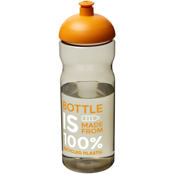 Bouteille de sport H2O Eco 650 ml avec couvercle dôme publicitaire