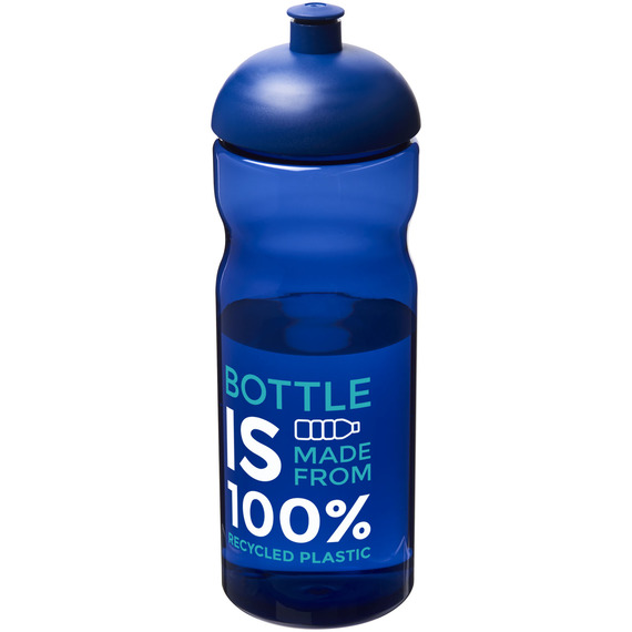 Bouteille de sport H2O Eco 650 ml avec couvercle dôme publicitaire