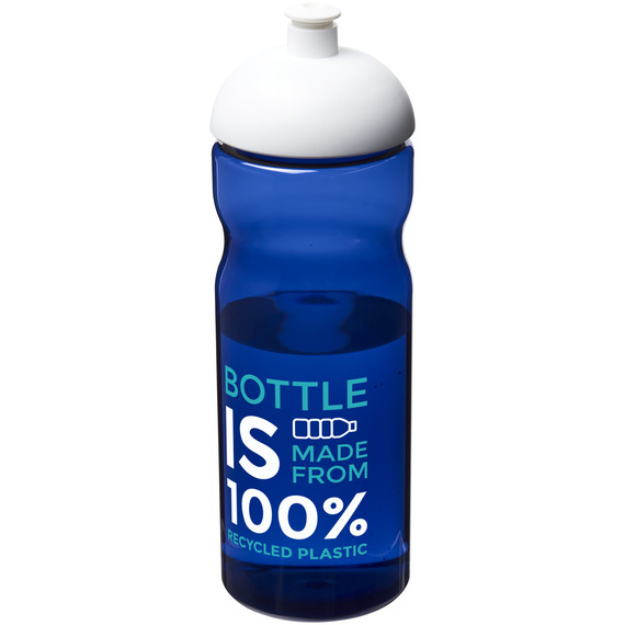 Bouteille de sport H2O Eco 650 ml avec couvercle dôme publicitaire