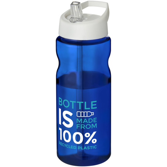 Bouteille de sport H2O Eco 650 ml avec couvercle à bec verseur publicitaire