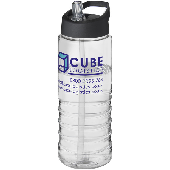 Bouteille publicitaire de sport H2O Treble 750 ml avec couvercle à bec verseur