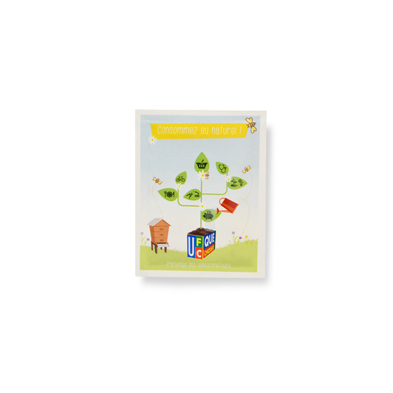 Sachet publicitaire de graines 60x80 mm 1 coul