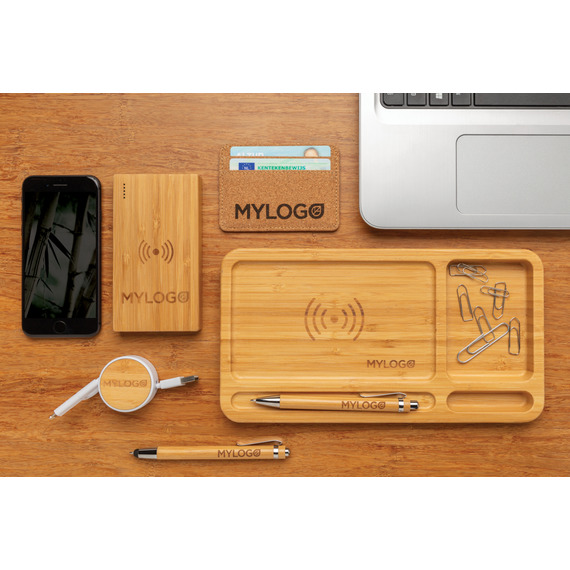 Organiseur de bureau avec induction 5W publicitaire