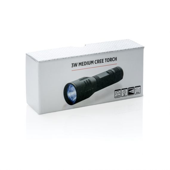 Lampe torche publicitaire CREE 3 W medium