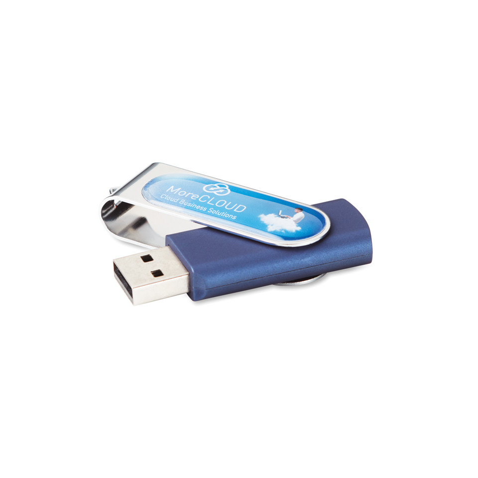 Clé USB publicitaire rotative Expert doming