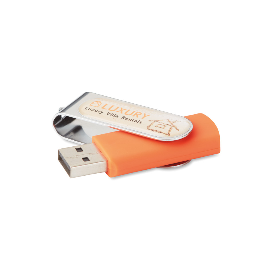 Clé USB publicitaire rotative Expert doming