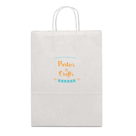 Sac en papier kraft personnalisable Express Made in Europe 180 x 240 x 80 mm