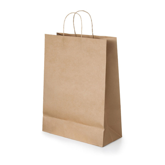 Sac en papier kraft personnalisable Express Made in Europe 180 x 240 x 80 mm