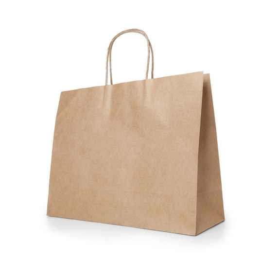 Sac en papier kraft personnalisable Express Made in Europe 400 x 340 x 110 mm