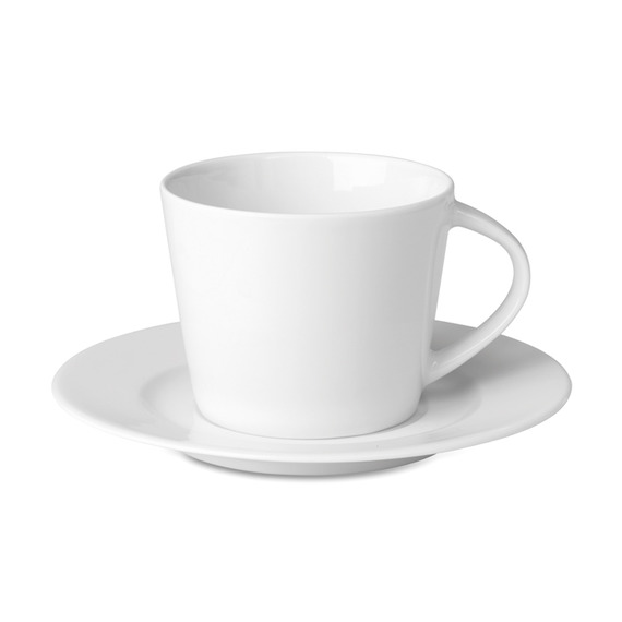 Tasse à capuccino  en porcelaine avec sous tasse personnalisée Express