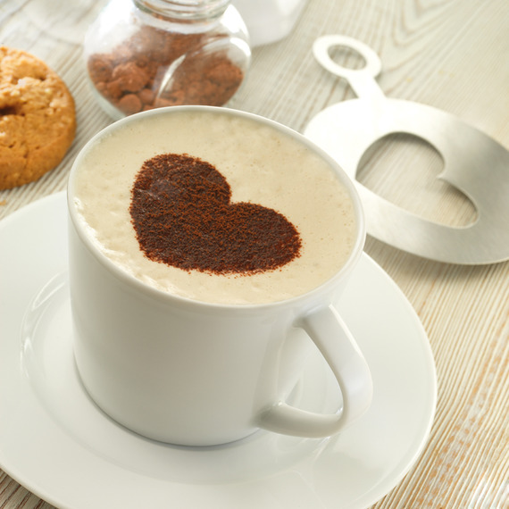 Tasse à capuccino  en porcelaine avec sous tasse personnalisée Express