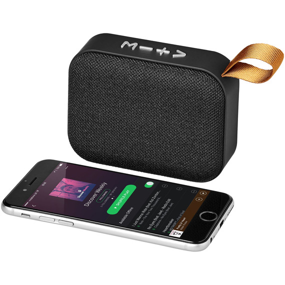 Enceinte Bluetooth® personnalisée en tissu Fashion