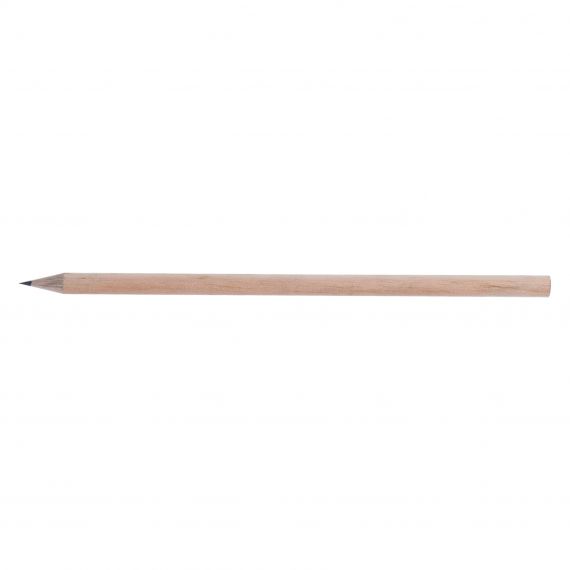 Crayon de papier personnalisable Rond Eco sans vernis 17.6 cm