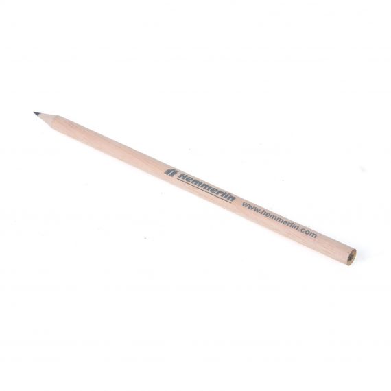 Crayon de papier personnalisable Rond Eco sans vernis 17.6 cm