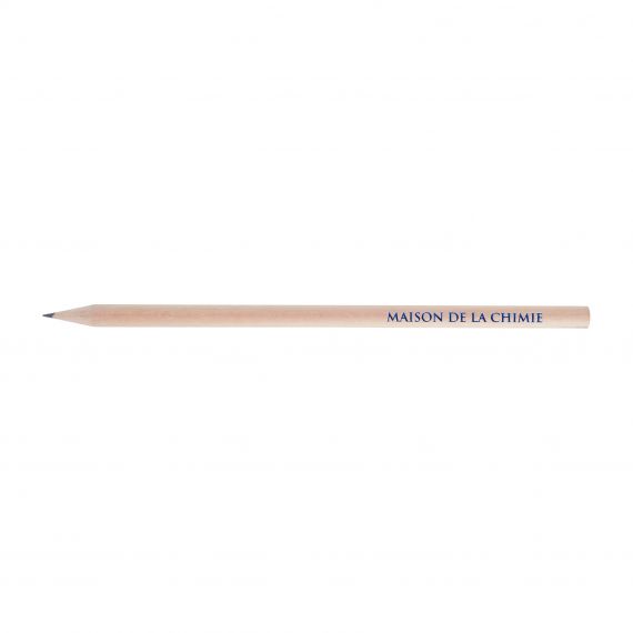 Crayon de papier personnalisable Rond Eco sans vernis 17.6 cm