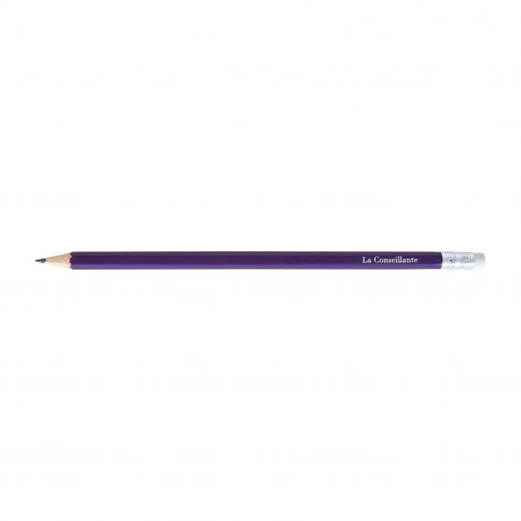 Crayon de papier personnalisable Eco vernis pantone 17.6 cm