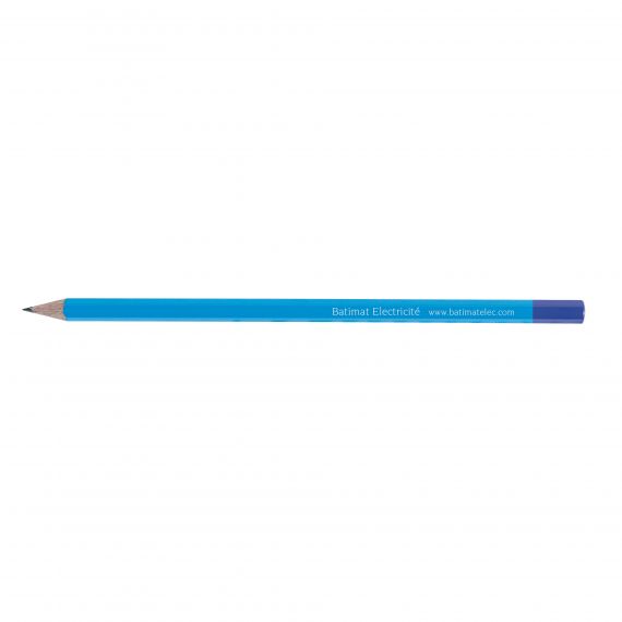 Crayon de papier personnalisable Eco vernis pantone 17.6 cm