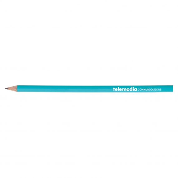 Crayon de papier en bois publicitaire rond vernis pantone 17.6 cm France