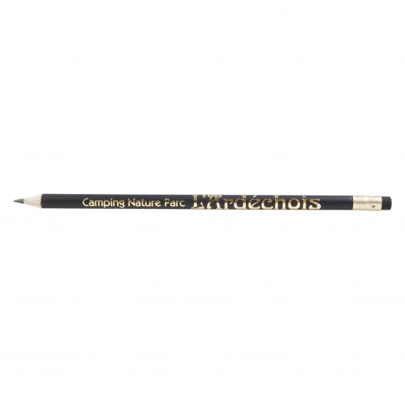 Crayon de papier en bois publicitaire rond vernis pantone 17.6 cm France