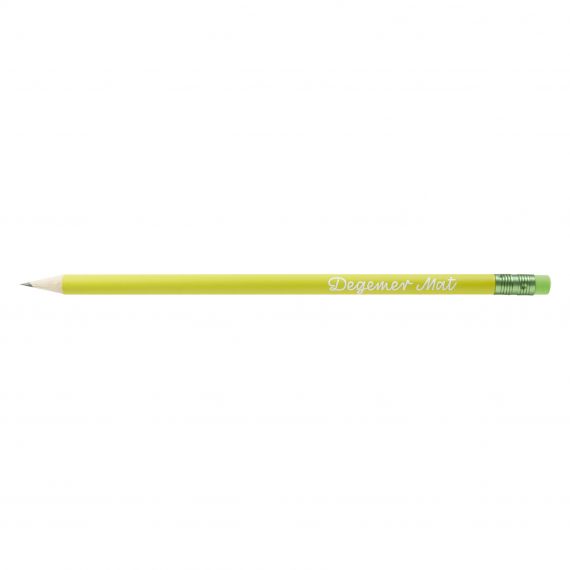 Crayon de papier en bois publicitaire rond vernis pantone 17.6 cm France