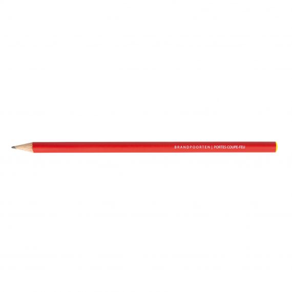 Crayon de papier en bois publicitaire rond vernis pantone 17.6 cm France