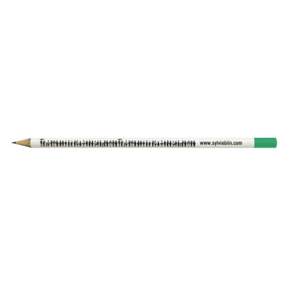 Crayon de papier en bois publicitaire rond vernis pantone 17.6 cm France