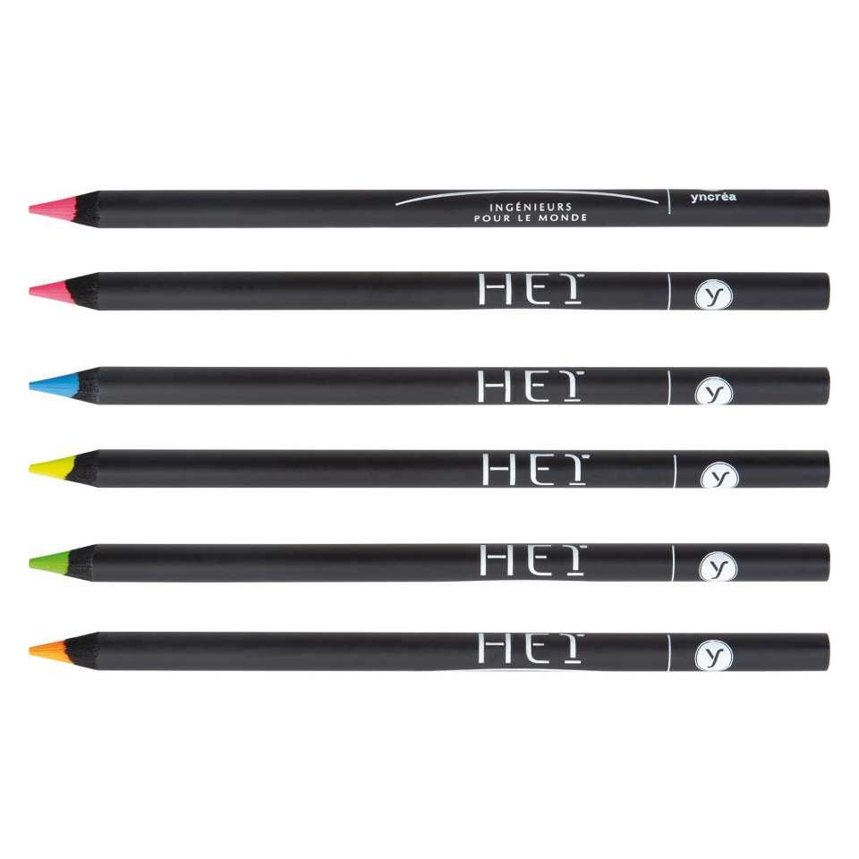 Surligneur publicitaire fluo bois black 17.6 cm