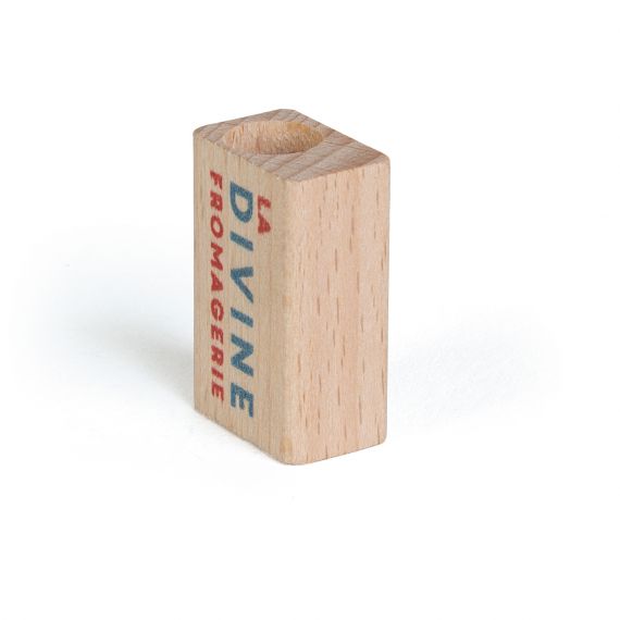 Taille crayon publicitaire en bois 1 trou 8 mm