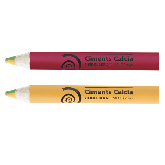 Crayon de couleur publicitaire mine 4 couleurs 8.7 cm