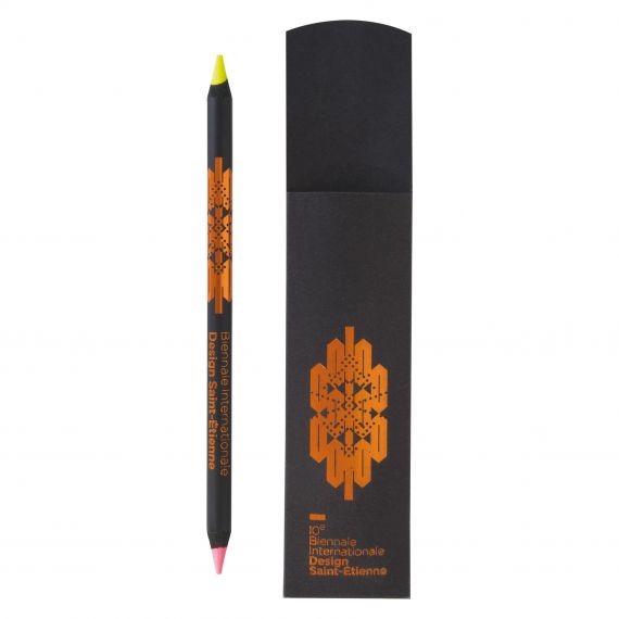 Etui en papier pour 1 ou 2 crayons publicitaires