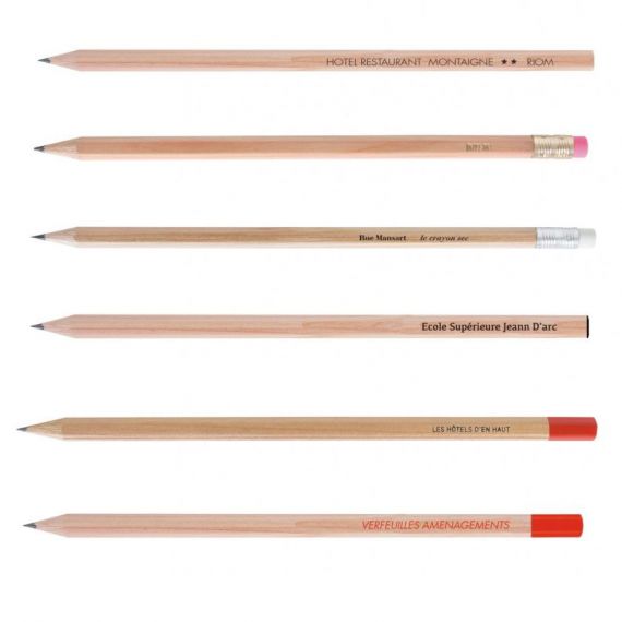 Crayon bois publicitaire Fluo Prestige - 17,6 cm