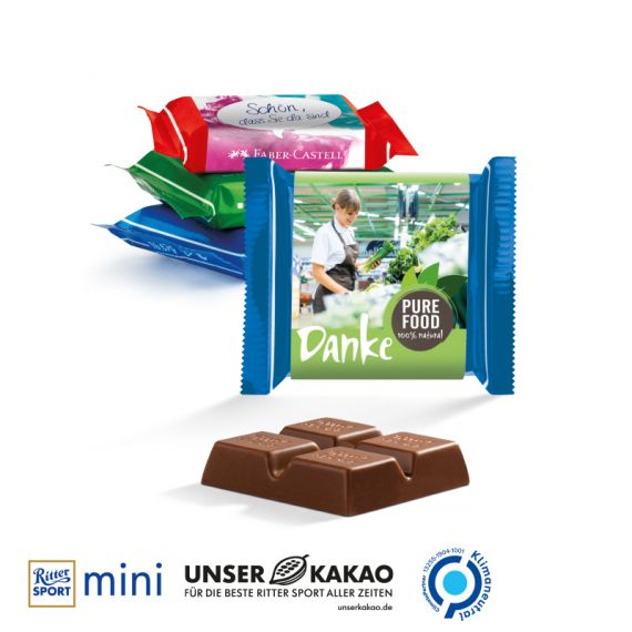 Chocolats publicitaires Ritter Sport mini