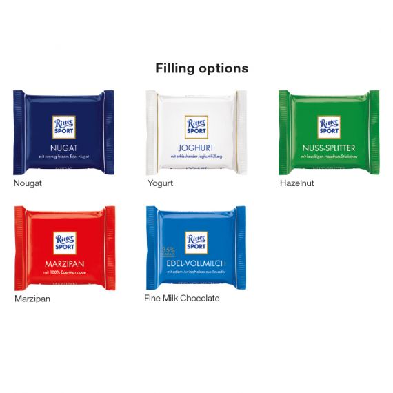 Chocolats publicitaires Ritter Sport mini