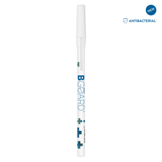 Stylo bille anti microbes personnalisé BIC® Round Stic® BGUARD™