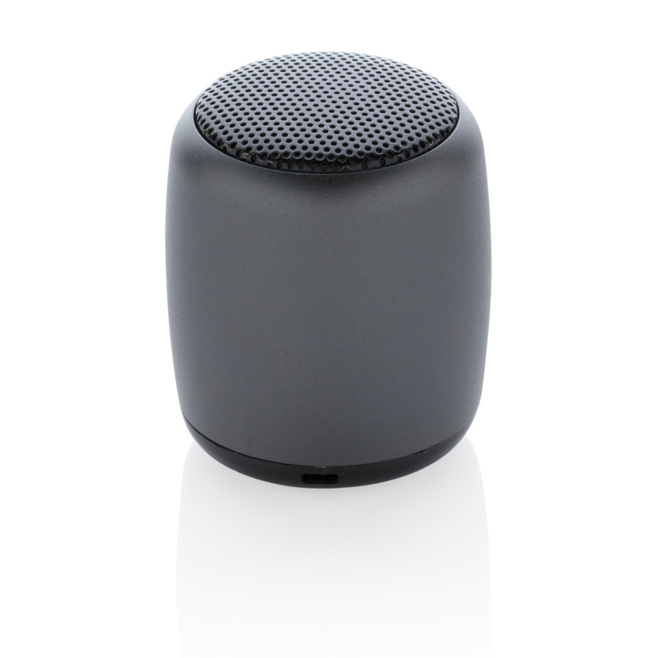 Mini enceinte publicitaire  sans fil en aluminium