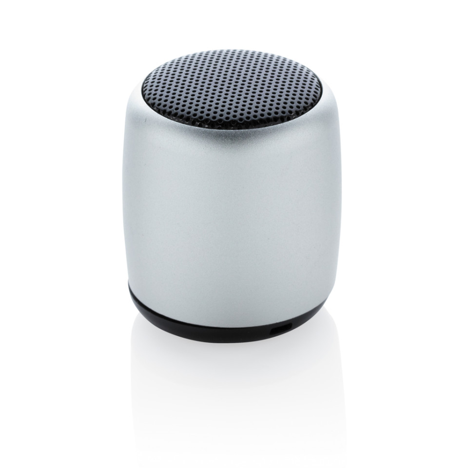 Mini enceinte publicitaire  sans fil en aluminium