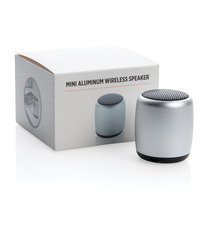 Mini enceinte publicitaire  sans fil en aluminium